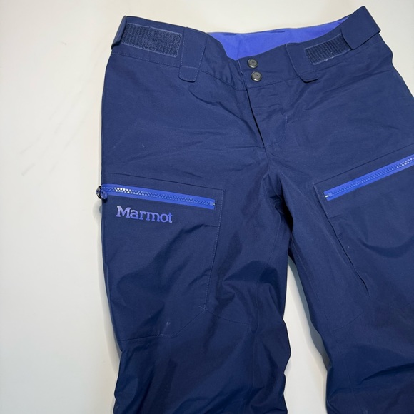 Marmot Women’s GOR-TEX Cheeky Ski Snowboard Pants Small Gaiters Zip Out Shorts - Picture 6 of 9